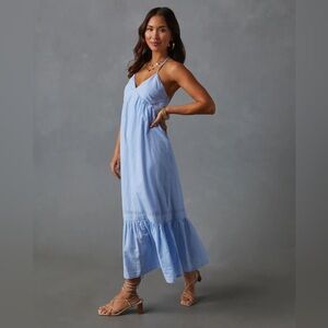 Vici Light Blue Maxi Dress